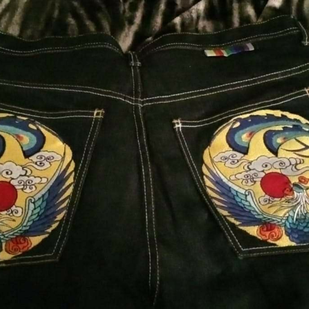 Stylish big man baggy shorts